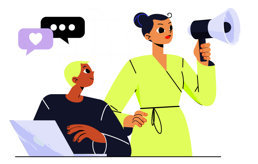 Ilustrción de anuncios digitales